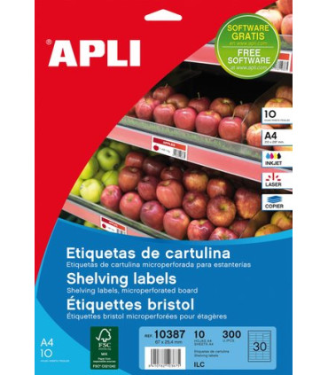 ETIQ.IMP.APLI 10387 10h A4 ESTANTERIAS