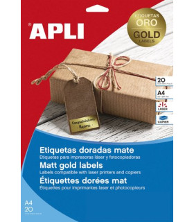 ETIQ.IMP.APLI 15025 A4 ORO 38,1x21,2