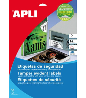 ETIQ.IMP.APLI 11272 10h A4 SEGUR.45,7x21