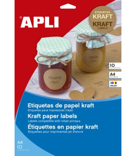 ETIQUETAS ADH.IMPR.APLI KRAFT 99x57 C/10