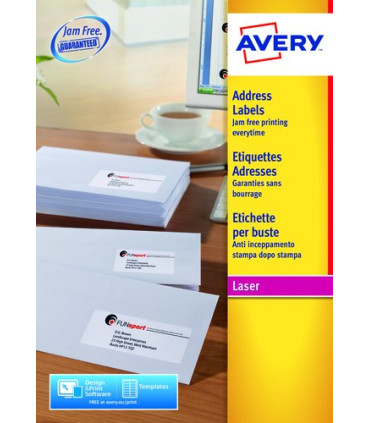 ETIQ.IMP.AVERY L7161 100h A4 63,5x46,6