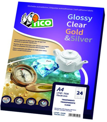 ETIQ.IMP.TICO SL4-4521 100h A4 MT.PLATA