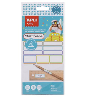ETIQ.MAN.APLI PLAST.SURT. BOLSA de 35