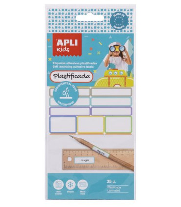 ETIQ.MAN.APLI PLAST.SURT. BOLSA de 35