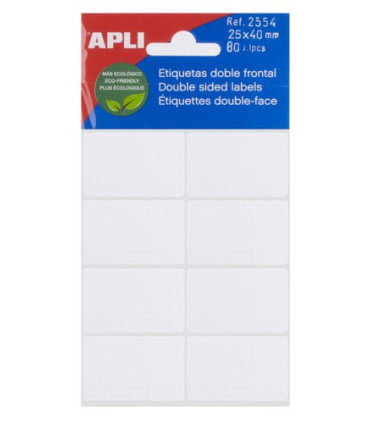 ETIQ.MAN.BOLSA APLI 02554 DBL.FRT.25x40