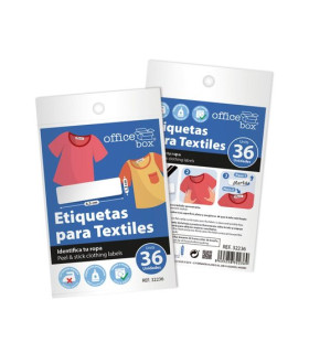 ETIQ.MAN.BOLSA OFFICE BOX TEXTIL 36 UD