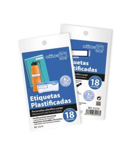 ETIQ.MAN.OFFICE BOX PLAST. 70x15 B/18