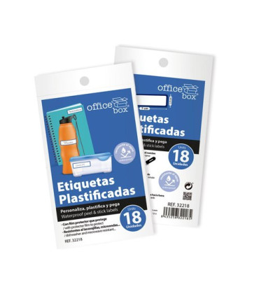 ETIQ.MAN.OFFICE BOX PLAST. 70x15 B/18