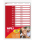 ETIQUETAS APLI BRAZALETES IDENTIF. 2 hj.