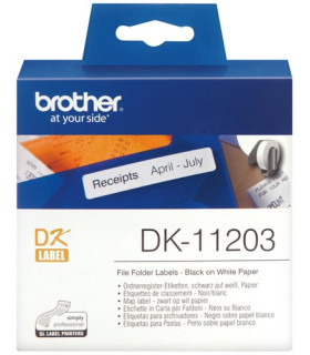 ETIQ.BROTHER PREC.PAP.17x87 mm RL.300