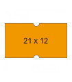 ETIQ.PRECIOS APLI REM.21x12 NARANJA FLUO