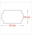 ETIQ.PRECIOS METO Nº1 REM.32x19 BLANCA