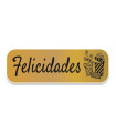 ETIQ.REG. R.250 FELICIDADES ORO