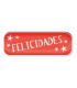 ETIQ.REG. R.250 FELICIDADES ROJO