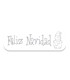 ETIQ.REG. R.250 FELIZ NAVIDAD BLANCO