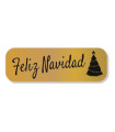 ETIQ.REG. R.250 FELIZ NAVIDAD ORO