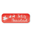 ETIQ.REG. R.250 FELIZ NAVIDAD ROJO