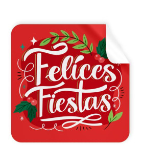 ETIQ.REG. R.250 CUADR. FELICES FIESTAS