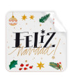 ETIQ.REG. R.250 CUADR. FELIZ NAVIDAD