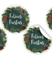ETIQ.REG. R.250 REDON. FELICES FIESTAS