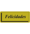 ETIQ.REG. R.300 FELICIDADES ORO