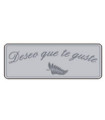 ETIQ.REG. R.300 DESEO QUE TE GUSTE PLATA