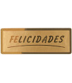 ETIQ.REG. R.300 FELICIDADES ORO