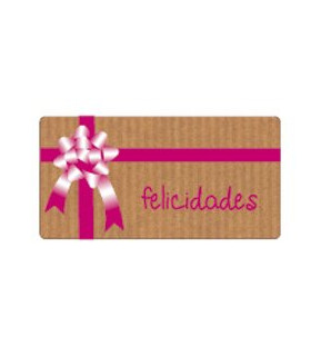 ETIQ.REG. R.300 FELICIDADES LAZO