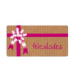 ETIQ.REG. R.300 FELICIDADES LAZO