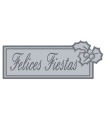 ETIQ.REG. R.300 FELICES FIESTAS PLATA