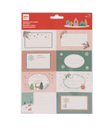 ETIQ.REG.BOLSA APLI NAVIDAD ARBOL 2h