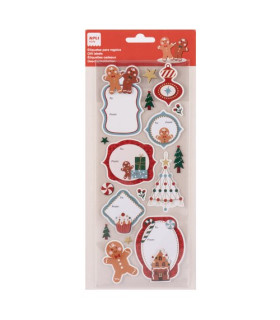 ETIQ.REG.BOLSA APLI NAVIDAD GALLETA 1h
