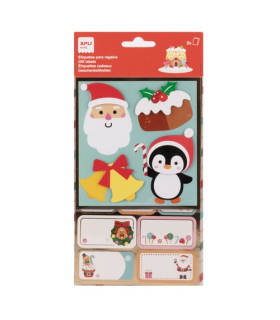 ETIQ.REG.BOLSA APLI NAVIDAD NOEL 2h