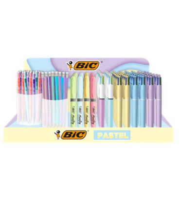 EXPOSITOR BIC GAMA PASTEL 264 UND.