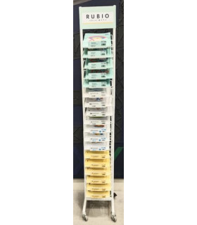 EXPOSITOR RUBIO 18 LEJAS A4 180 UNDS.