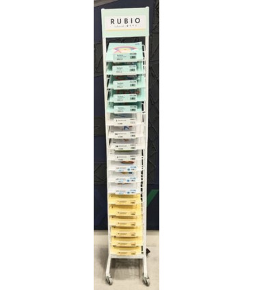 EXPOSITOR RUBIO 18 LEJAS A4 180 UNDS.