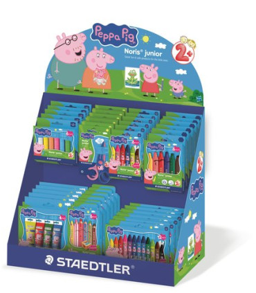 EXPOS. STAEDTLER NORIS PEPPA PIG 48PZAS.