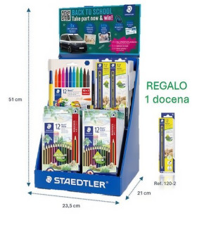 EXPOSITOR STAEDTLER SOBREM.SURTIDO