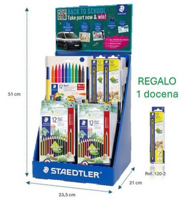 EXPOSITOR STAEDTLER SOBREM.SURTIDO
