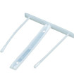 FASTENER FELLOWES PLAST. CLIP 85mm C/100