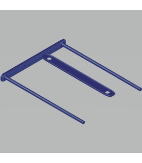 FASTENER FELL. PLAST. D-CLIP 80mm C/100