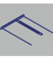 FASTENER FELL. PLAST. D-CLIP 80mm C/100