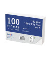 FICHAS DOHE LISAS 160x215 (Paq.100)