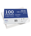 FICHAS DOHE RAYADAS 160x215 (Paq.100)