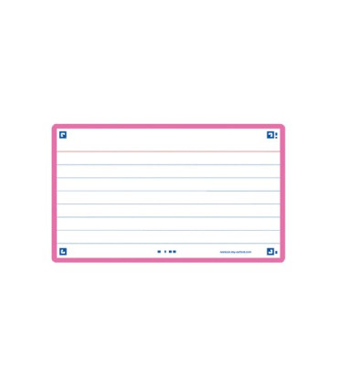 FICHAS OXFORD FLASH 75x125 HZ. FUCSIA (3