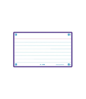FICHAS OXFORD FLASH 75x125 HZ. MORADO (3