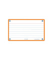 FICHAS OXFORD FLASH 75x125 HZ. NARANJA (