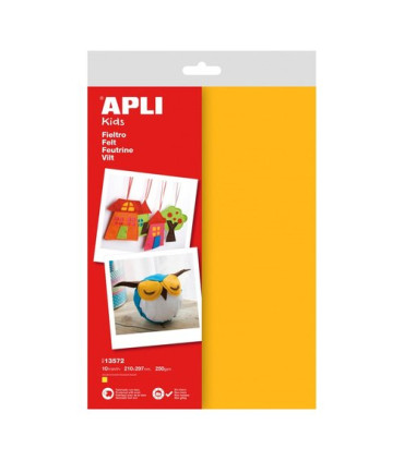 FIELTRO APLI A4 AMARILLO