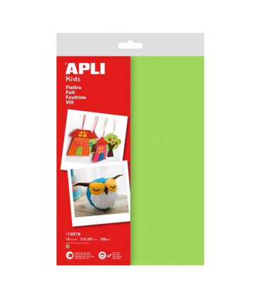 FIELTRO APLI A4 VERDE