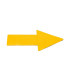 FLECHA ADHESIVA SUELO 5x20 AMARILLO B/10